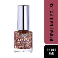 Gala of London Bridal Nail Polish Transparent Pink Glossy BR16