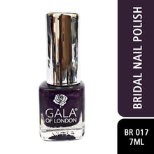 Load image into Gallery viewer, Gala of London Bridal Nail Polish - Glossy Purple BR18
