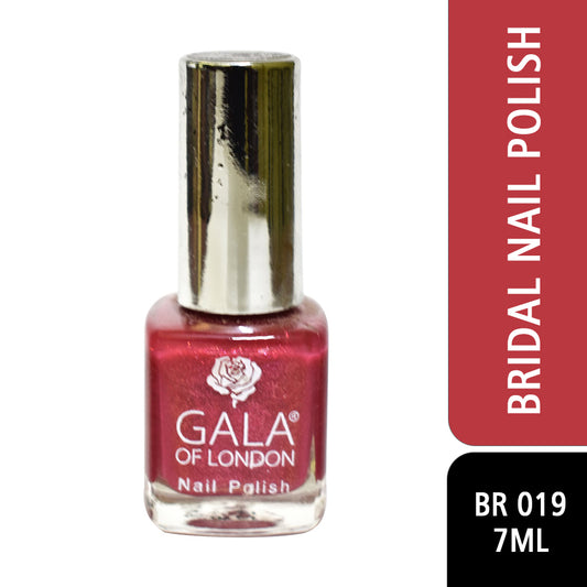 Gala of London Bridal Nail Polish - Glossy Pink BR19