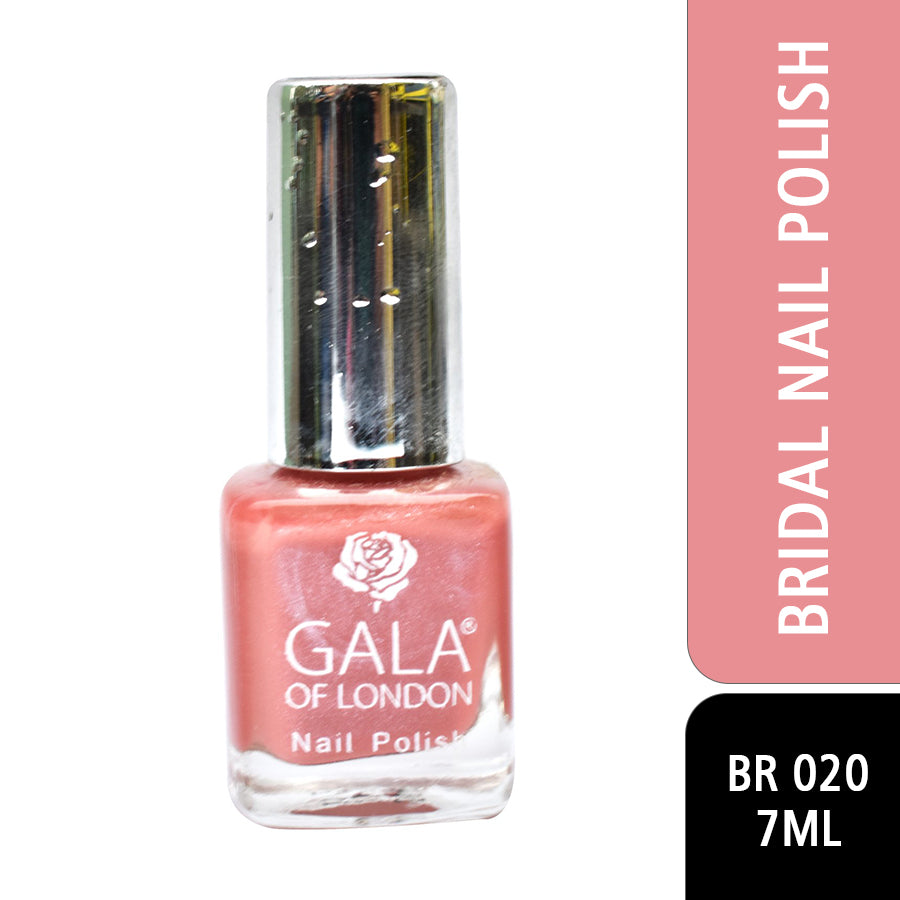 Gala of London Bridal Nail Polish - Glossy Nude BR 20