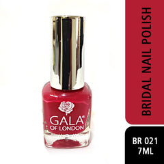 Gala of London Bridal Nail Polish -Fuchsia Pink Glossy BR21
