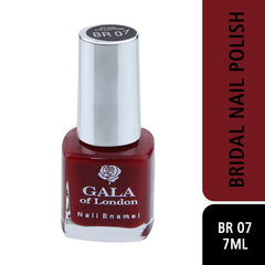 Gala of London Bridal Nail Polish - Red Glossy BR07