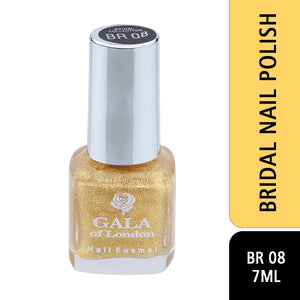 Gala of London Bridal Nail Polish - Gold Glossy BR08
