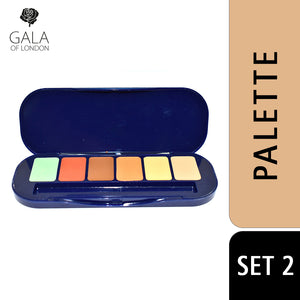 Gala of London HD Concealer Palette(Concealer and Foundation Palette) - Set 2