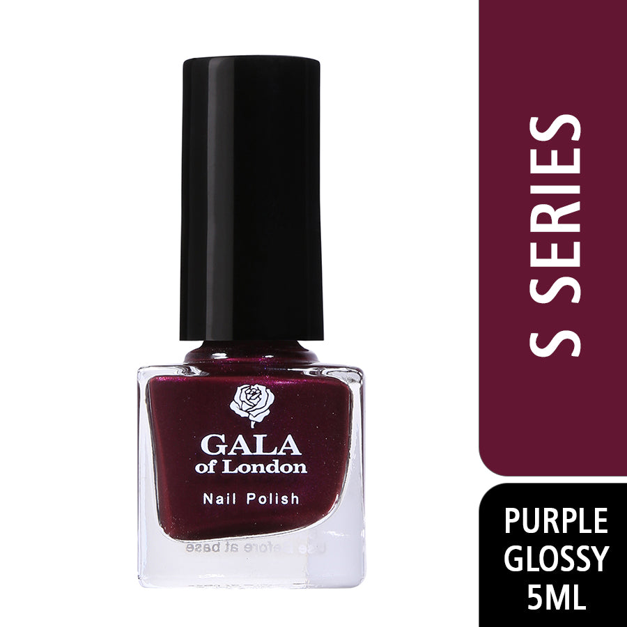 Gala of London S Series Nail Polish - Purple Glossy S4