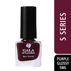 Gala of London S Series Nail Polish - Purple Glossy S4