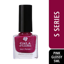 Load image into Gallery viewer, Gala of London S Series Nail Polish - Pink Glossy S7
