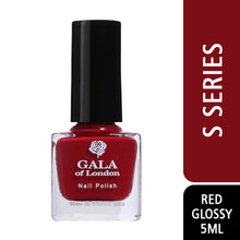 Load image into Gallery viewer, Gala of London S Series Nail Polish - Red Glossy S9
