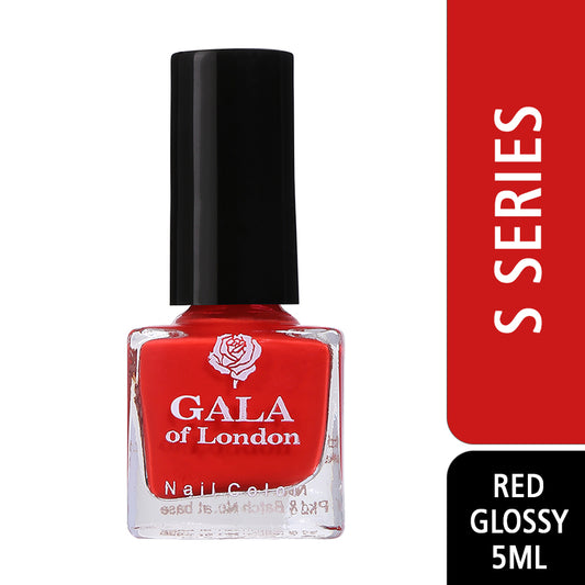 Gala of London S Series Nail Polish - Red Glossy S14
