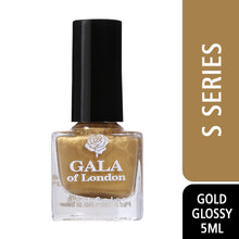 Load image into Gallery viewer, Gala of London S Series Nail Polish - Gold Glossy S20
