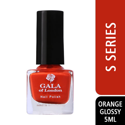 Gala of London S Series Nail Polish - Orange Glossy S38
