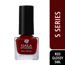 Load image into Gallery viewer, Gala of London S Series Nail Polish - Red Glossy S40
