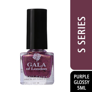 Gala of London S Series Nail Polish - Purple Glossy S43