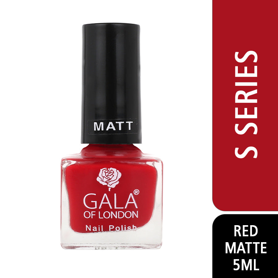 Gala of London S Series Nail Polish - Red Matte S49