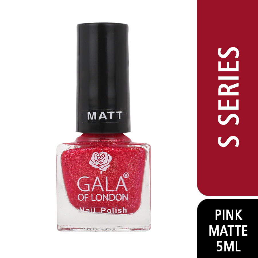 Gala of London S Series Nail Polish - Pink Matte S51