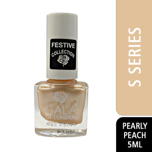 Gala of London S Series Nail Polish - Pearly Peach - S56