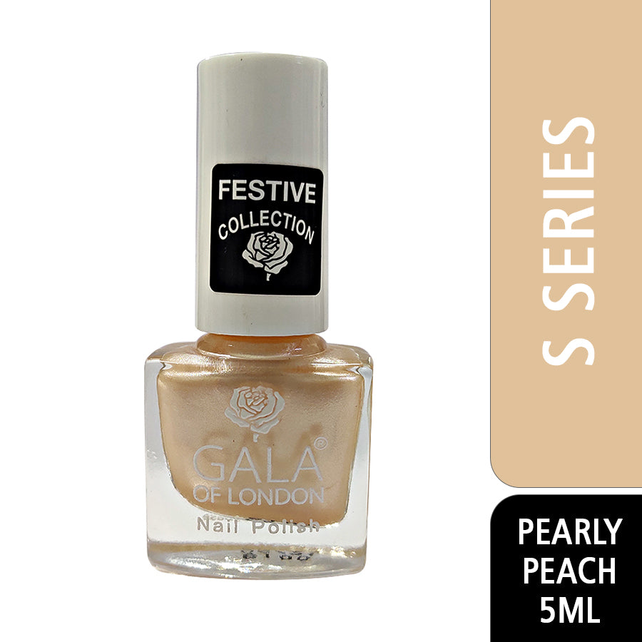 Gala of London S Series Nail Polish - Pearly Peach - S56