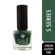 Load image into Gallery viewer, Gala of London S Series Nail Polish -Green Glossy S64
