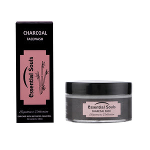 Essential Souls Charcoal Facewash & Charcoal Pack