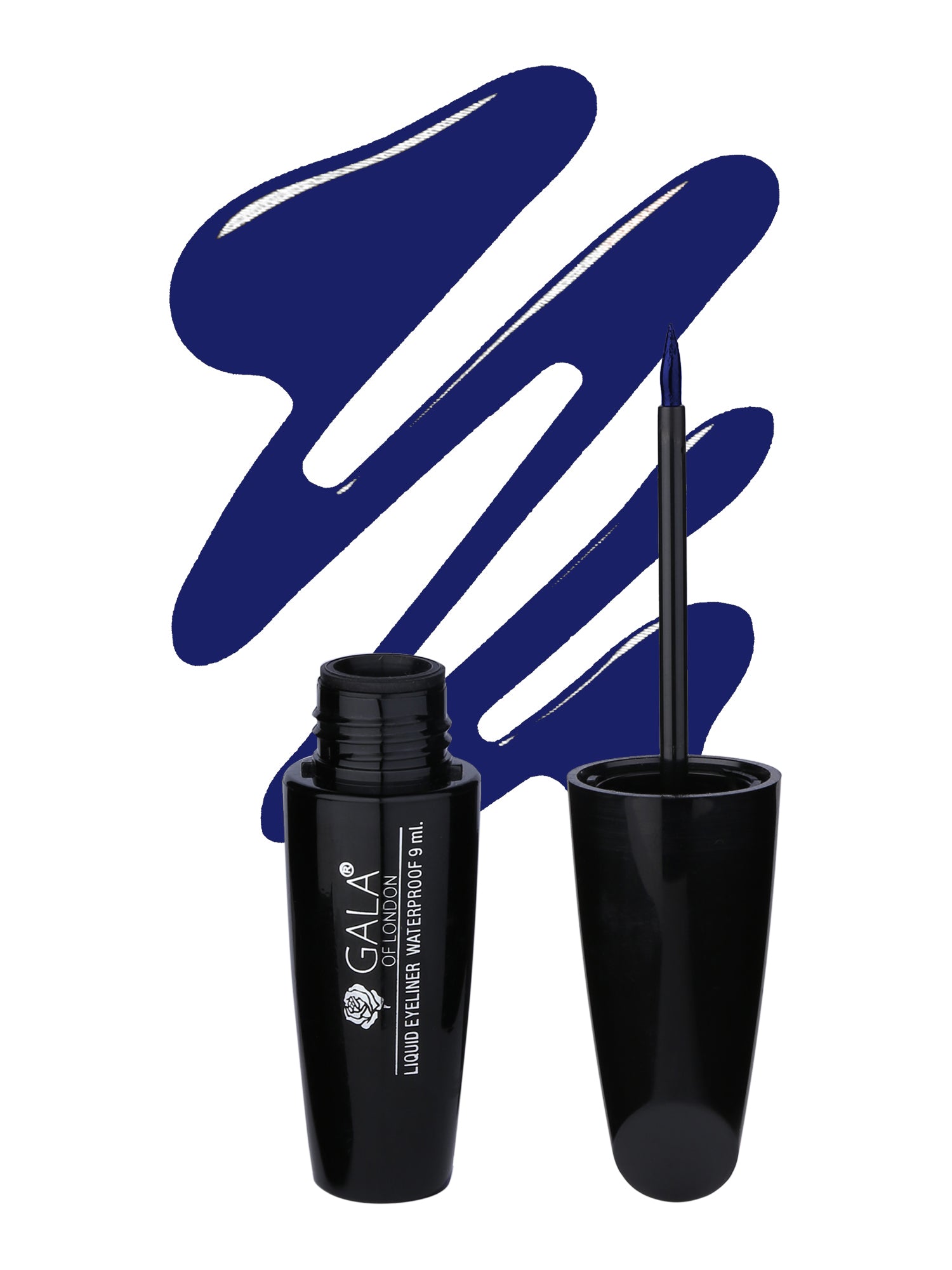 Gala of London Waterproof Liquid Eyeliner (Classic Eyeliner) - Blue 9ml