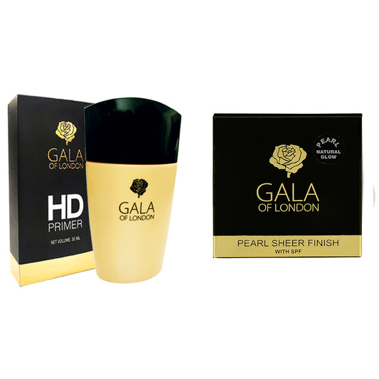 Gala of London HD Primer & Pearl Sheer Finish(Natural Glow)