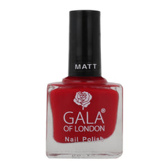 Gala of London S Series Nail Polish - Red Matte S49